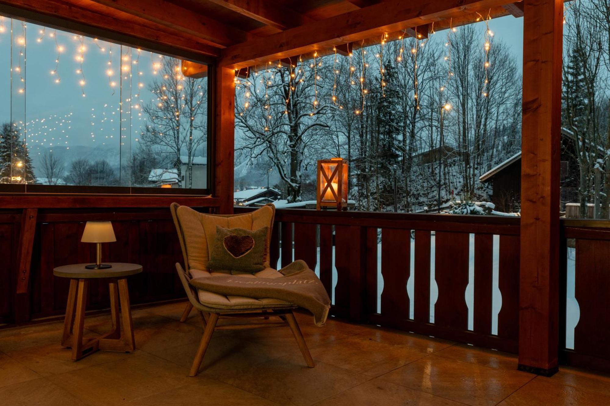 Chalet Zugspitzblick แลร์มอส ภายนอก รูปภาพ